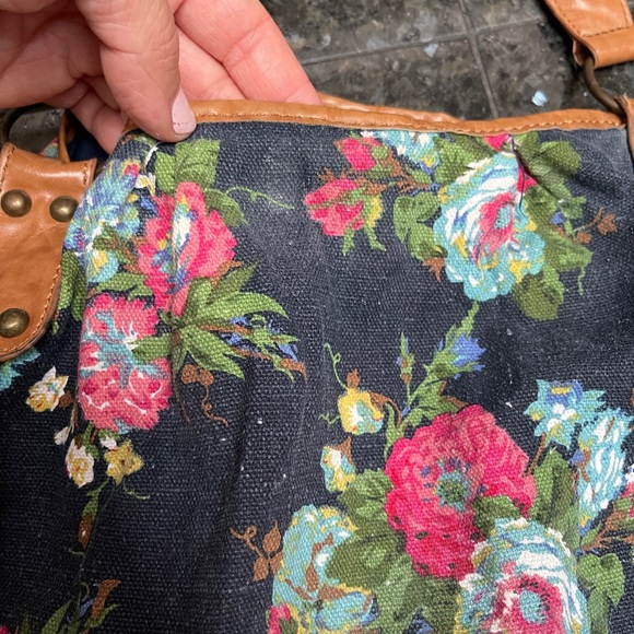 Anthropologie Amici Accessories shabby chic bag - Picture 4 of 5